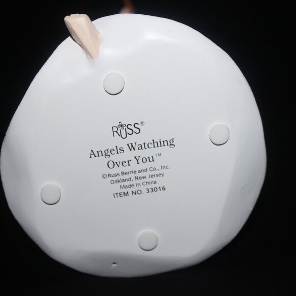 Angels Watching Over You Figurine | Russ Berrie Angel With Trumpet 33016 - Picture 8 of 9